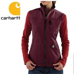 Carhartt Mock Neck Soft Shell Weatherproof Zip Front Vest - Size 2XL